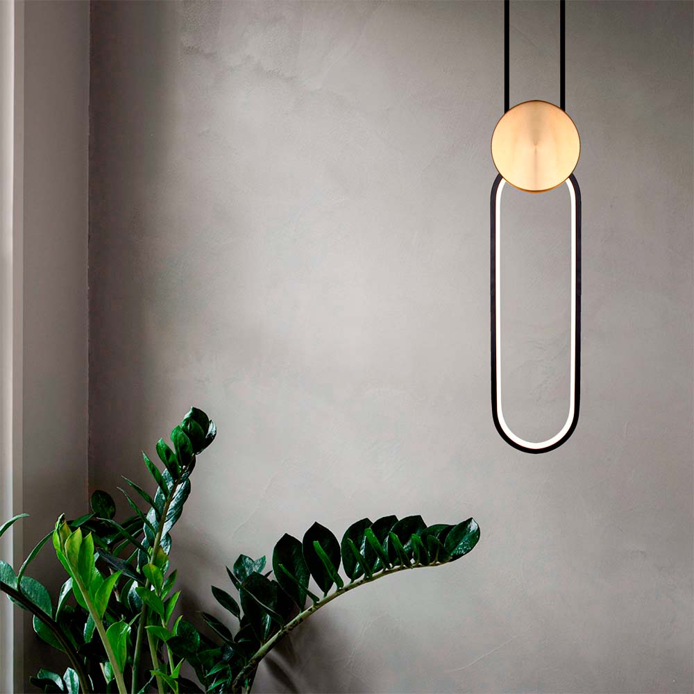 Lámpara colgante LED, LD3308P-GOBK