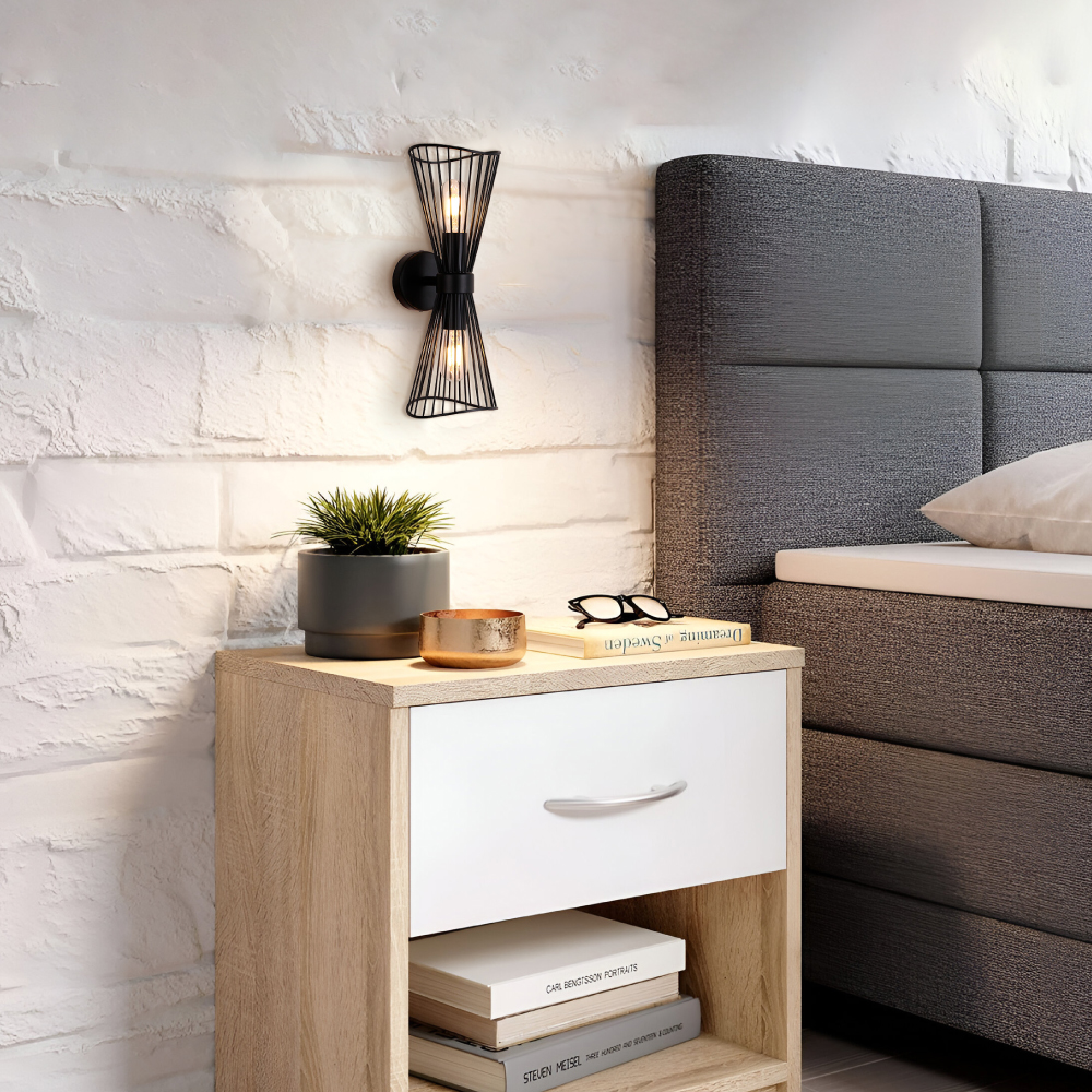 Lámpara de pared interior ALCÁZAR E27, LD3420W-2L